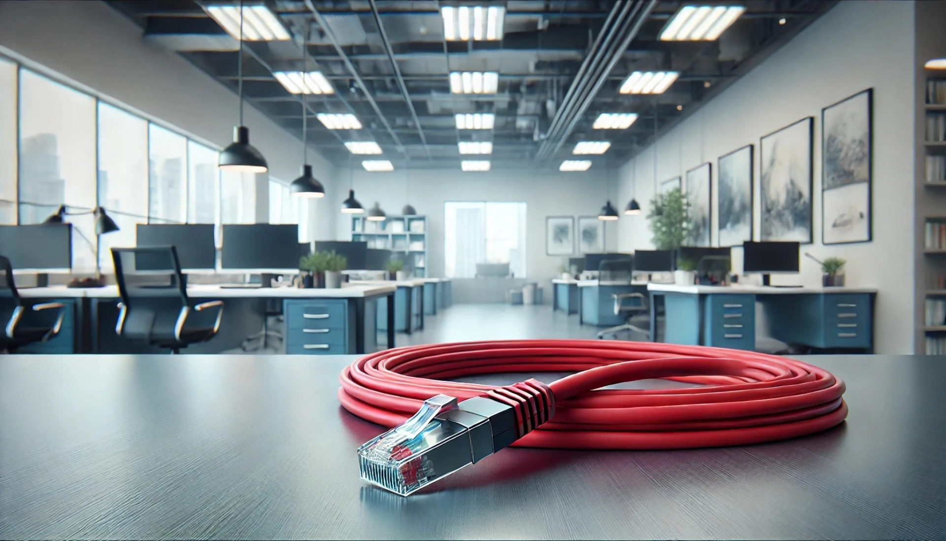 CAT6A U/FTP Patch Kablo - 30 metre, Kırmızı