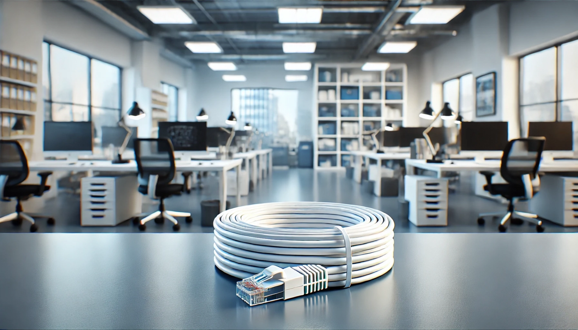 CAT6A U/FTP Patch Kablo - 5 metre, Beyaz