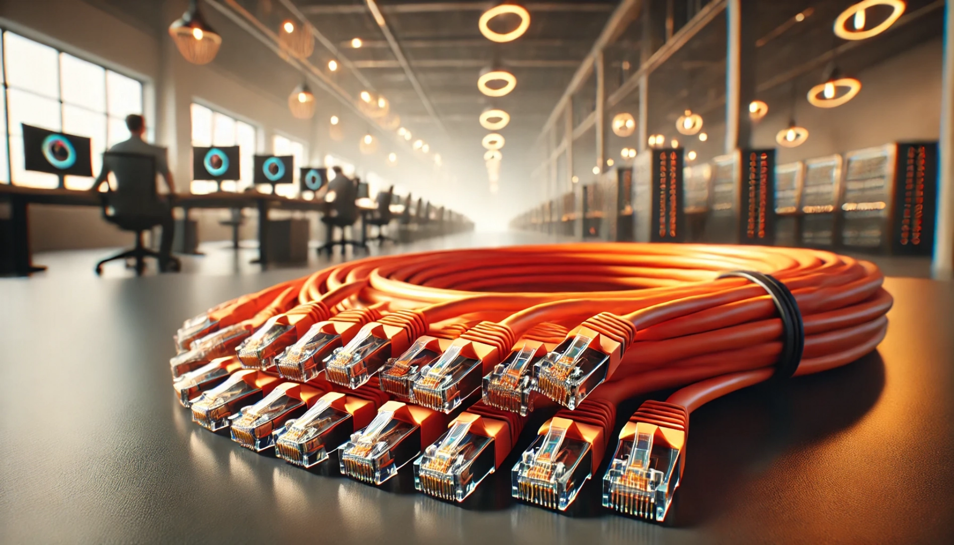 5m Turuncu U/FTP CAT6A Patch Kablo