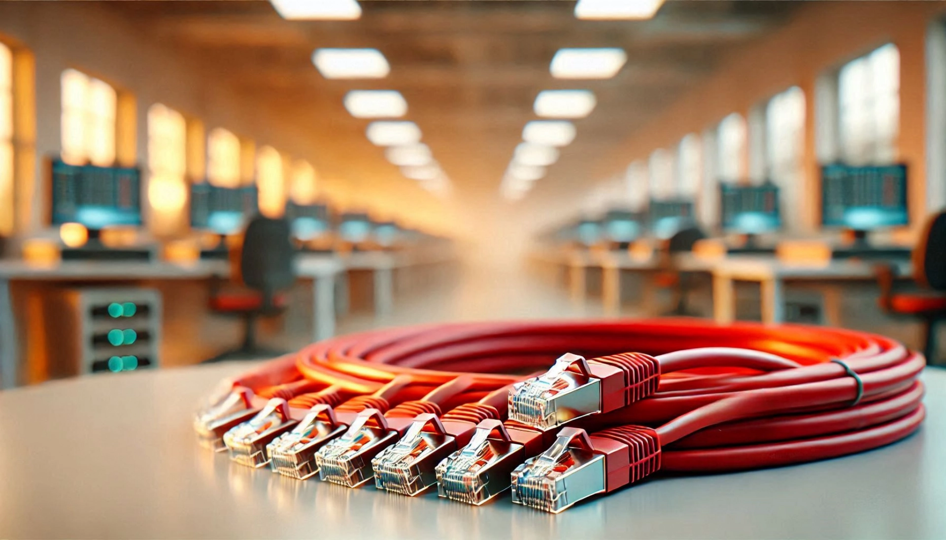 CAT6A U/UTP Patch Kablo - 2 metre, Kırmızı