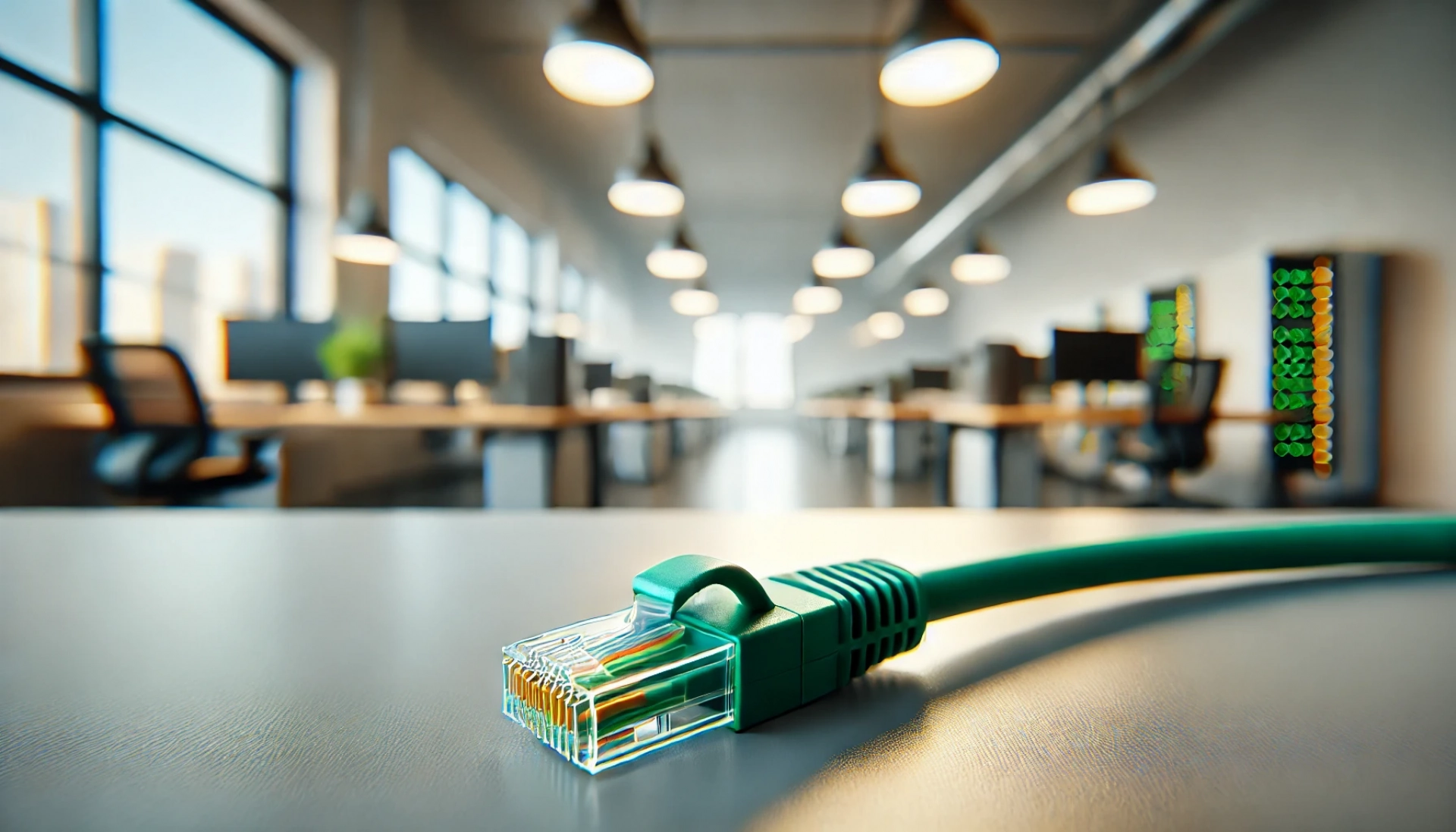 CAT6A U/UTP Patch Kablo - 2 metre, Yeşil