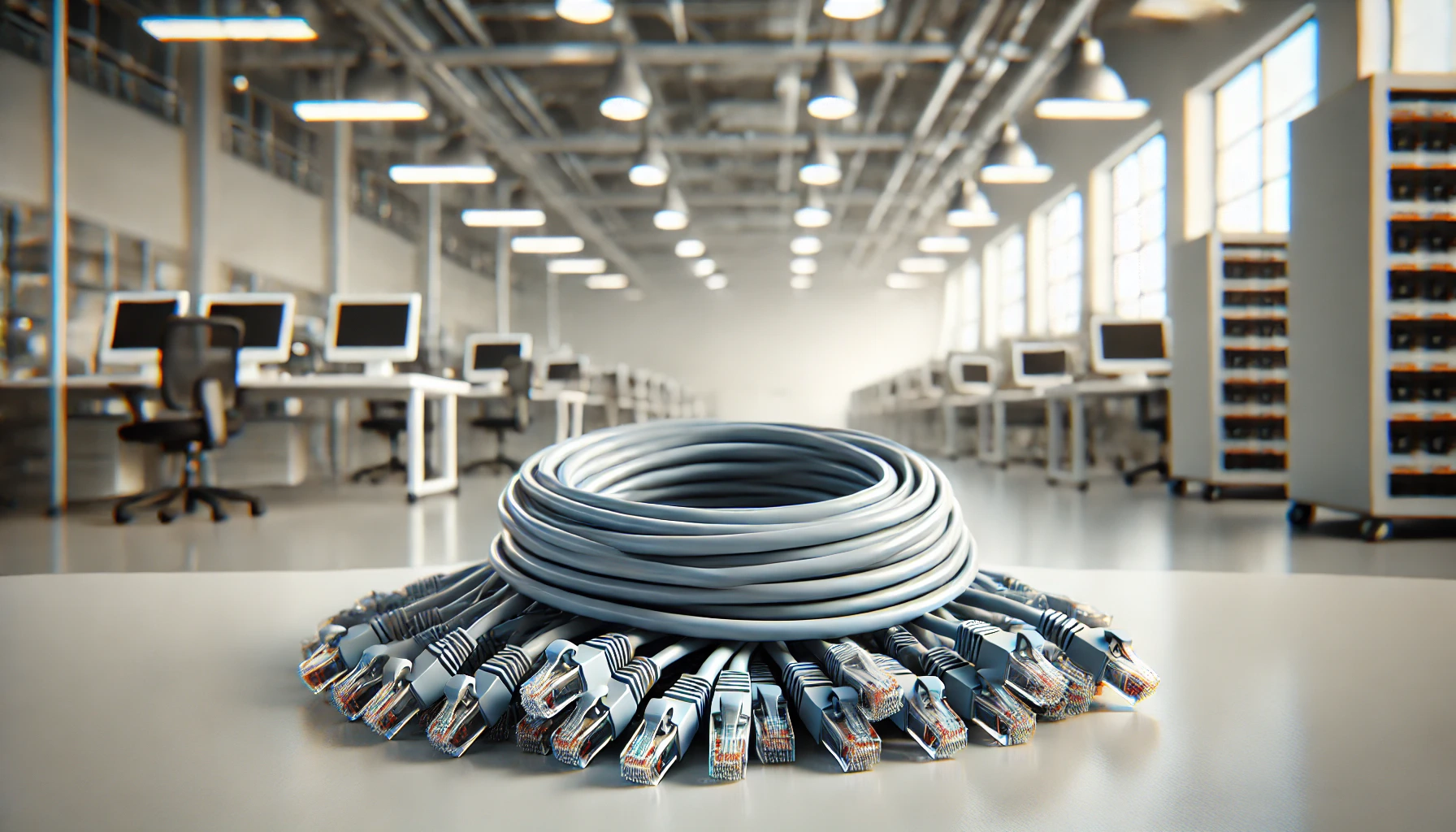 CAT6A U/UTP Patch Kablo - 25cm, Gri