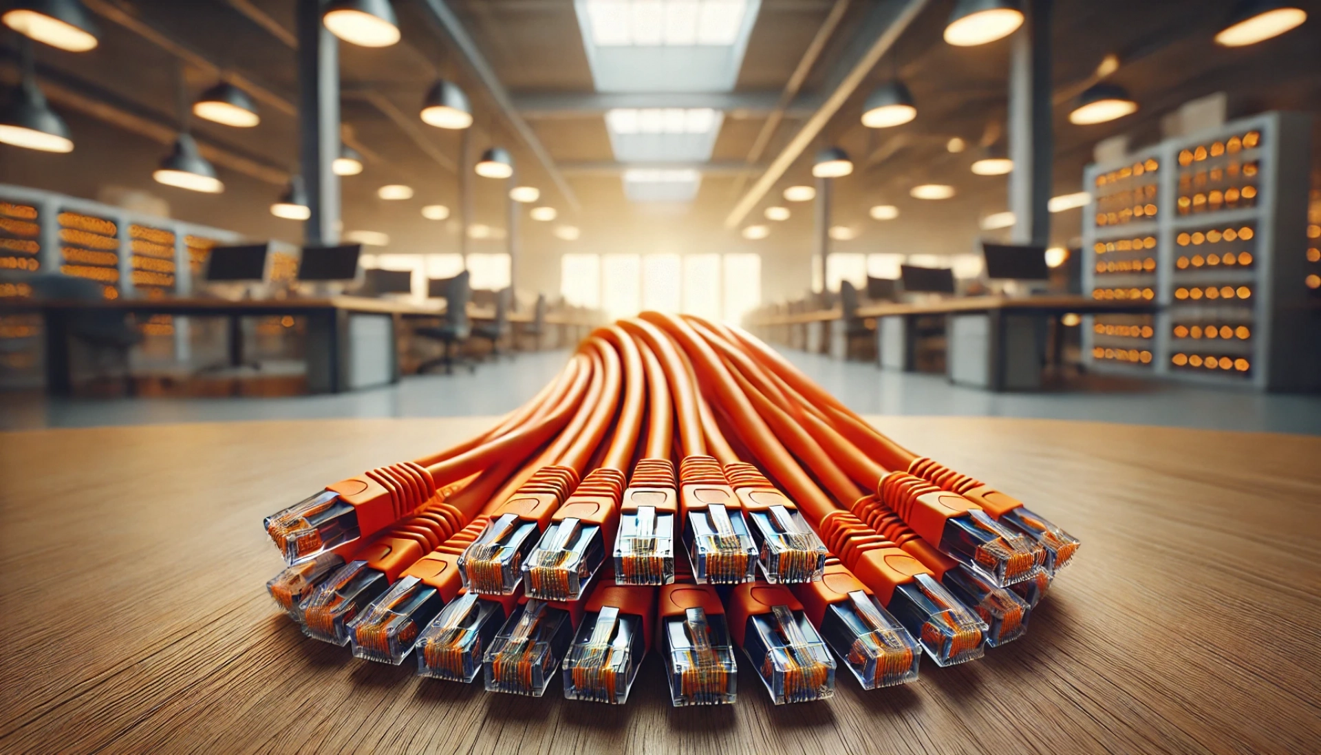 CAT6A U/UTP Patch Kablo - 5 metre, Turuncu