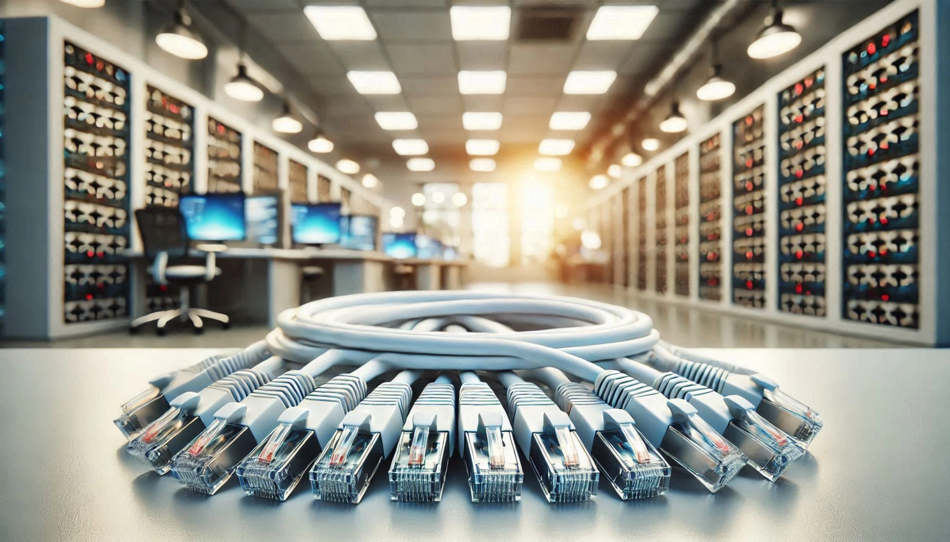 50cm Beyaz U/UTP Patch Kablo CAT6A