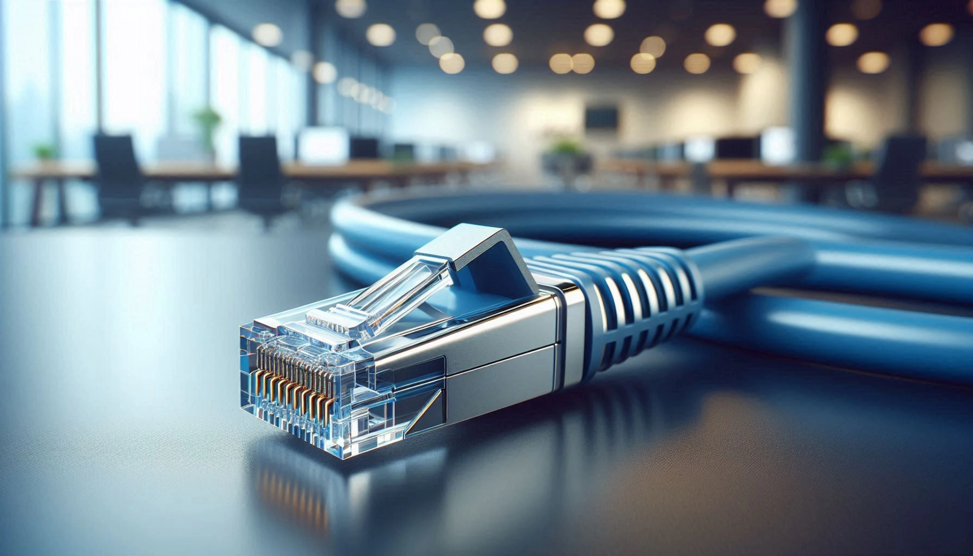 1m Mavi CAT7 Patch Kablo