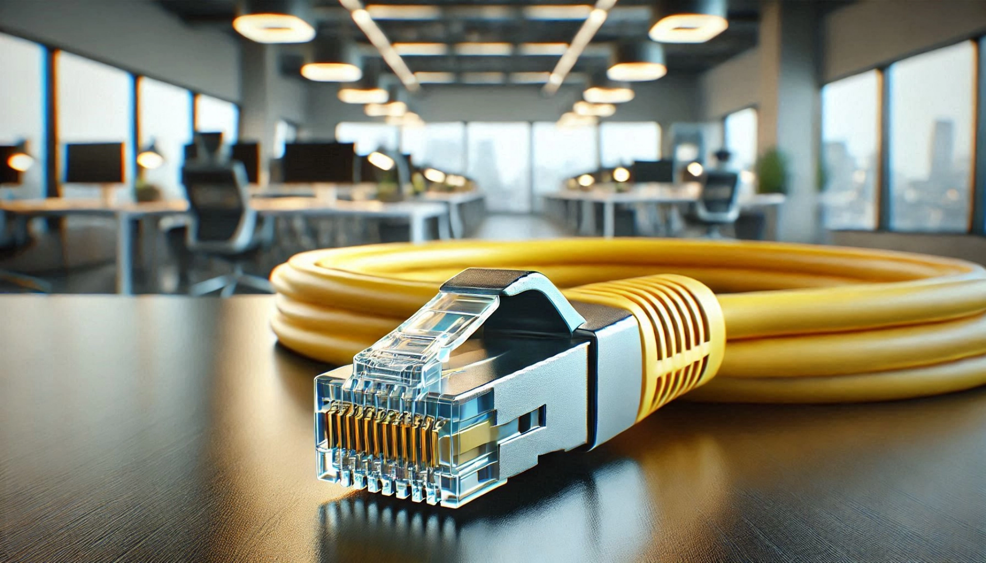 CAT7 Patch Kablo - 1 metre, Sarı