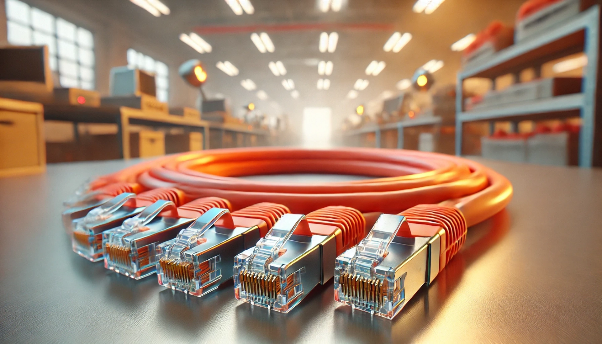 1m Turuncu CAT7 Patch Kablo