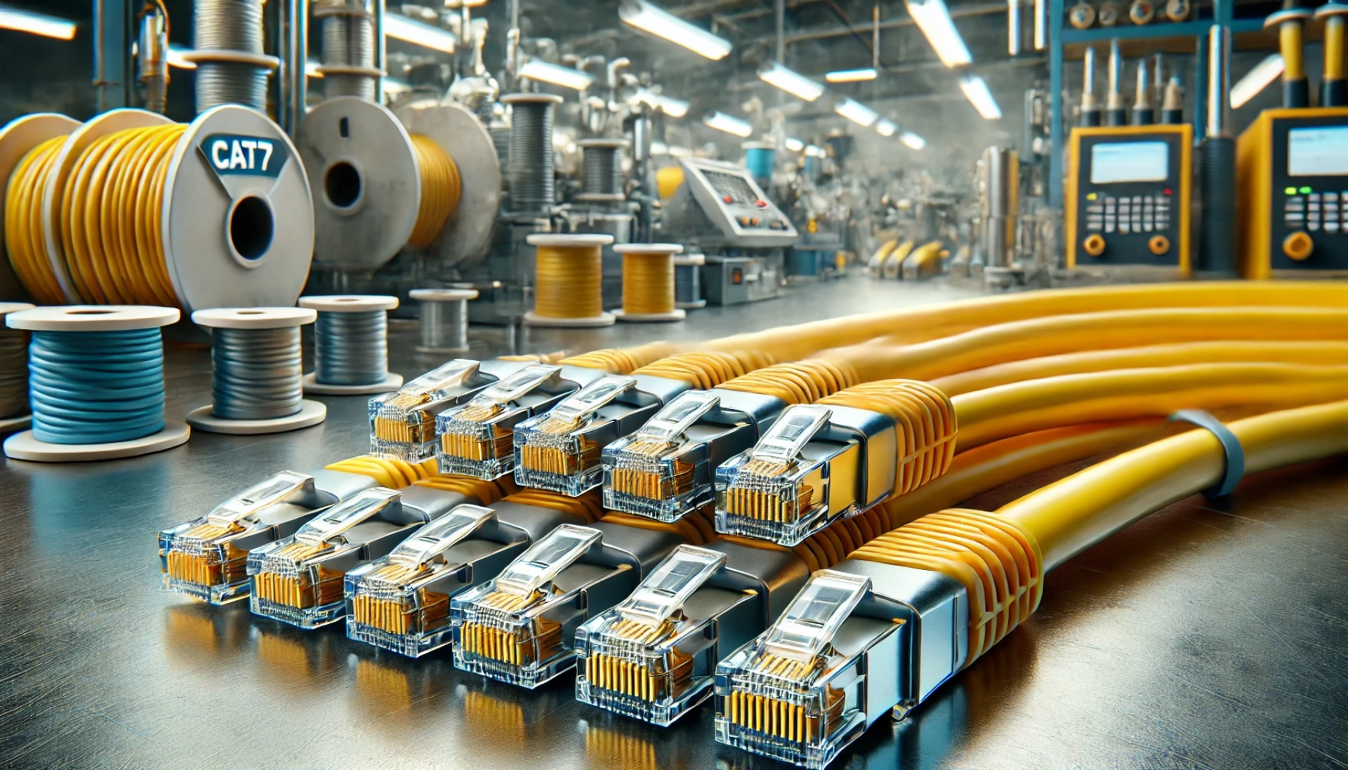 CAT7 Patch Kablo - 10 metre, Sarı