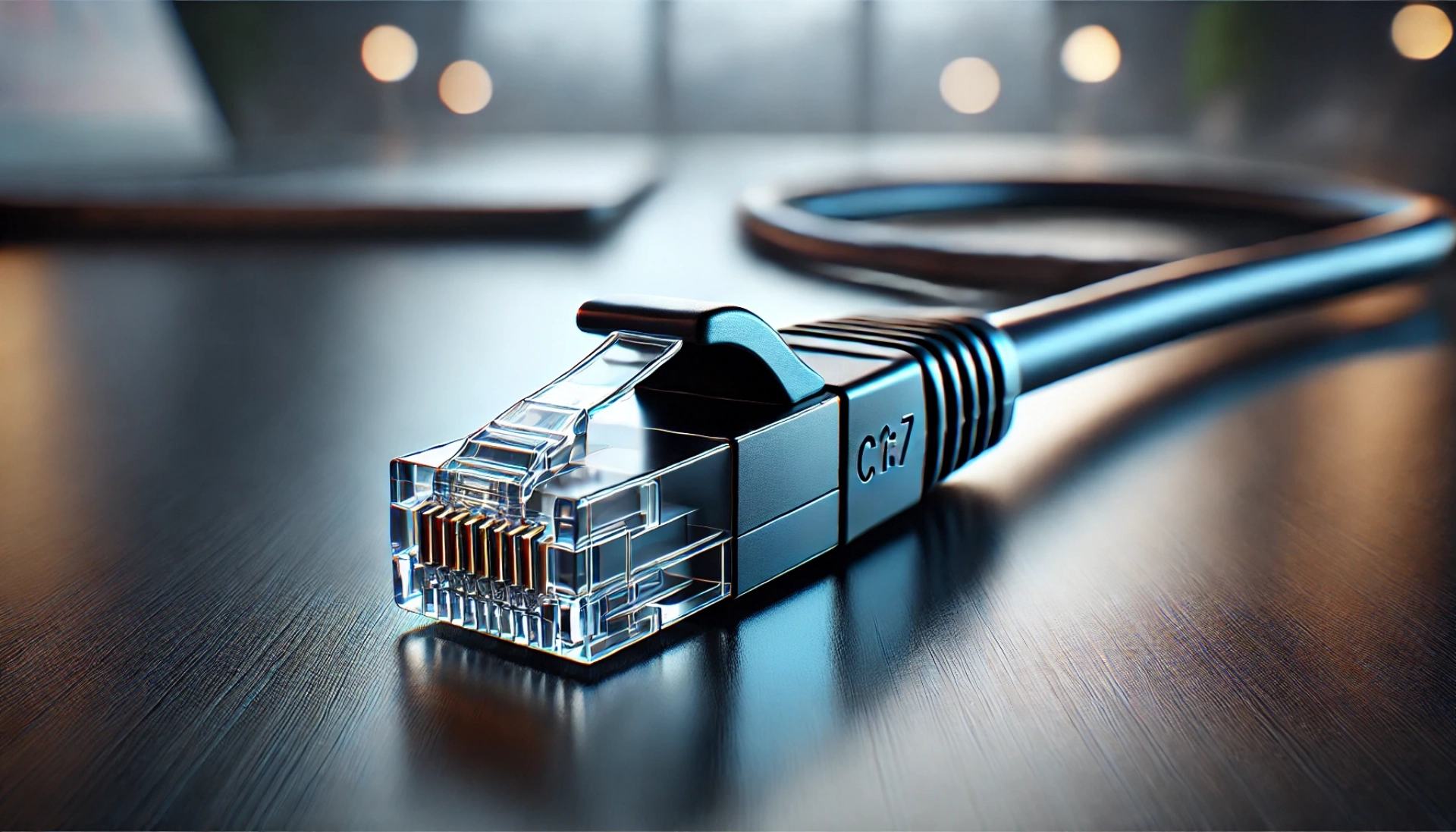 10m Siyah CAT7 Patch Kablo