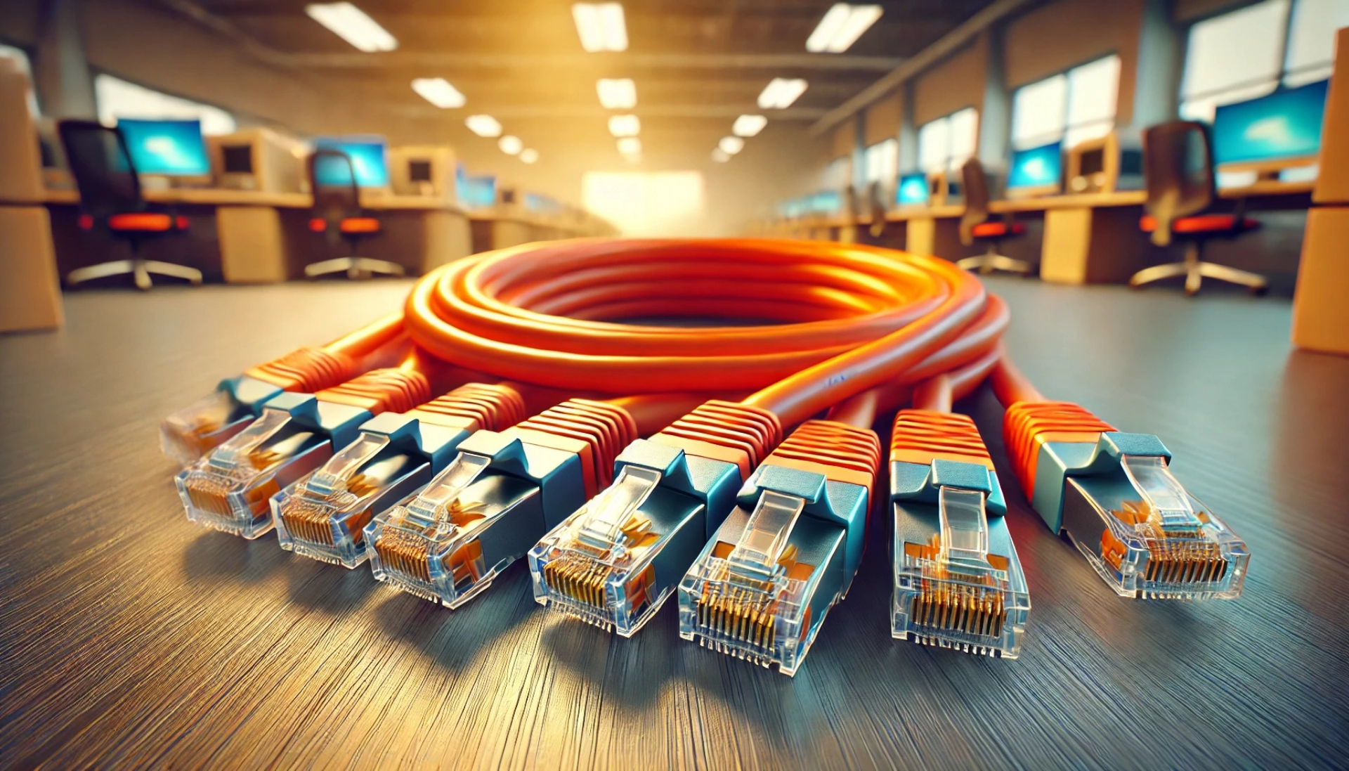 10m Turuncu CAT7 Patch Kablo