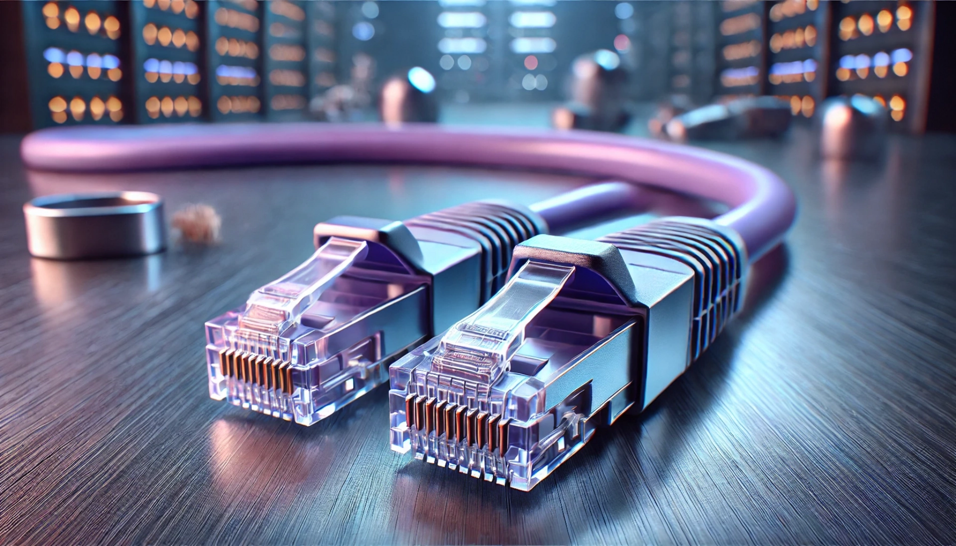 CAT7 Patch Kablo - 2 metre, Mor