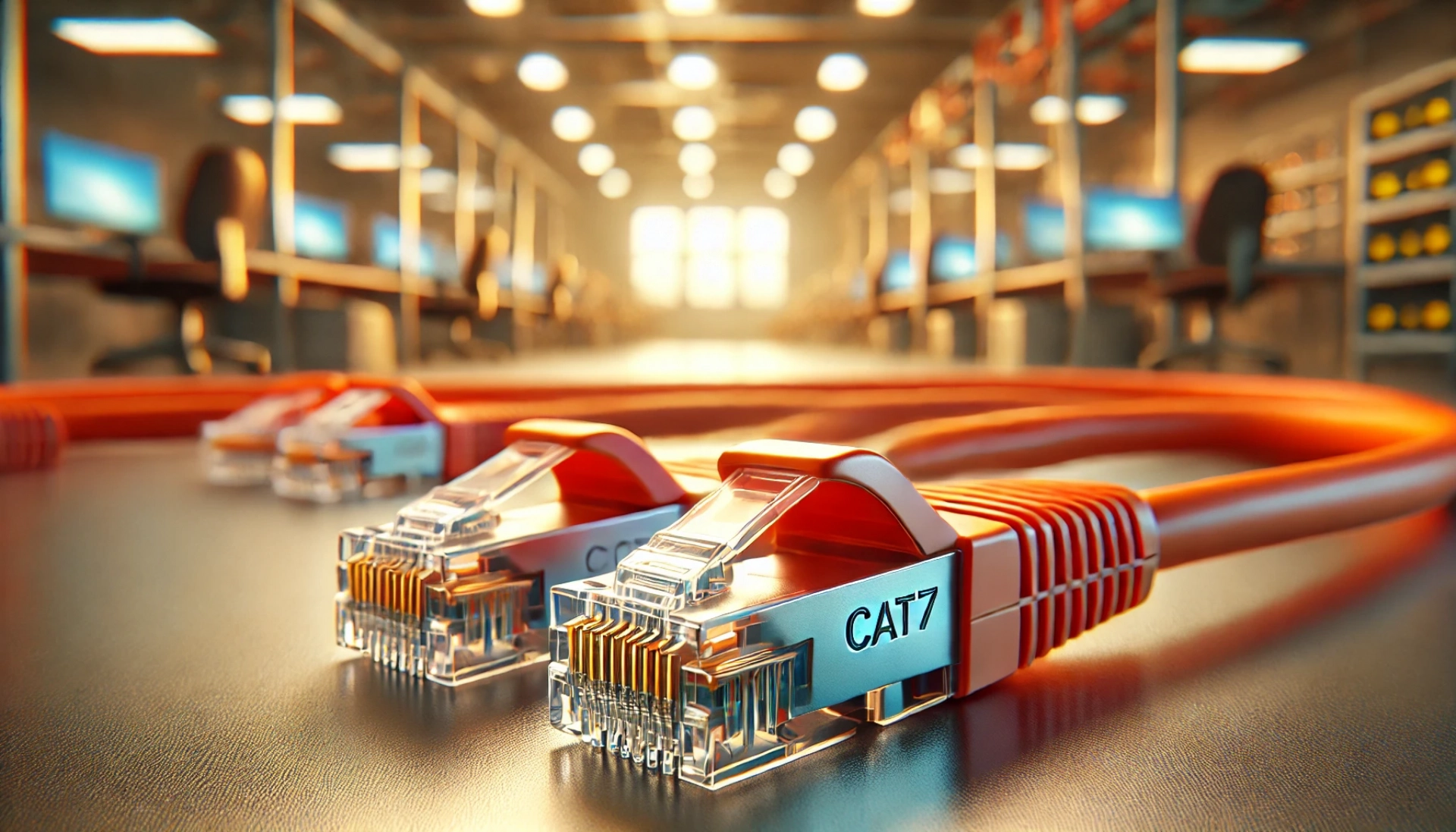 CAT7 Patch Kablo - 25 metre, Turuncu
