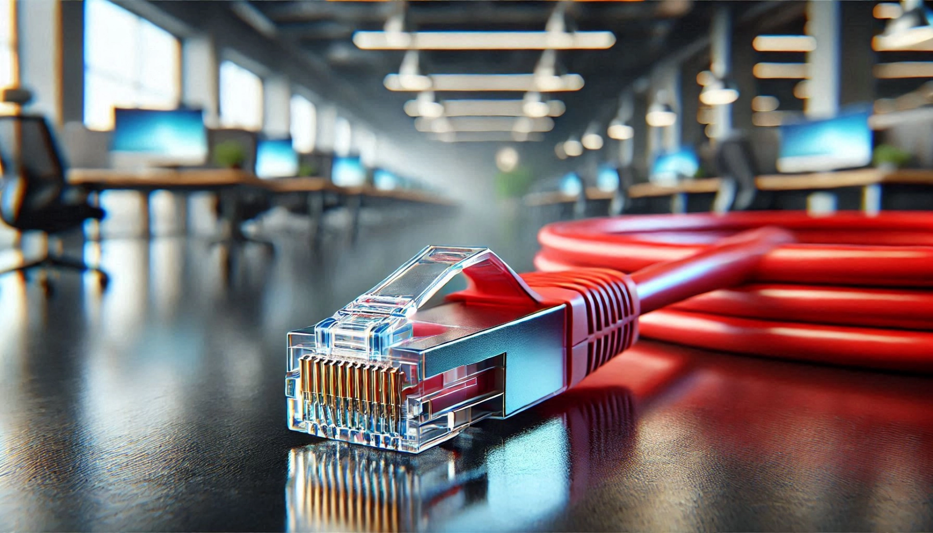 CAT7 Patch Kablo - 25cm, Kırmızı