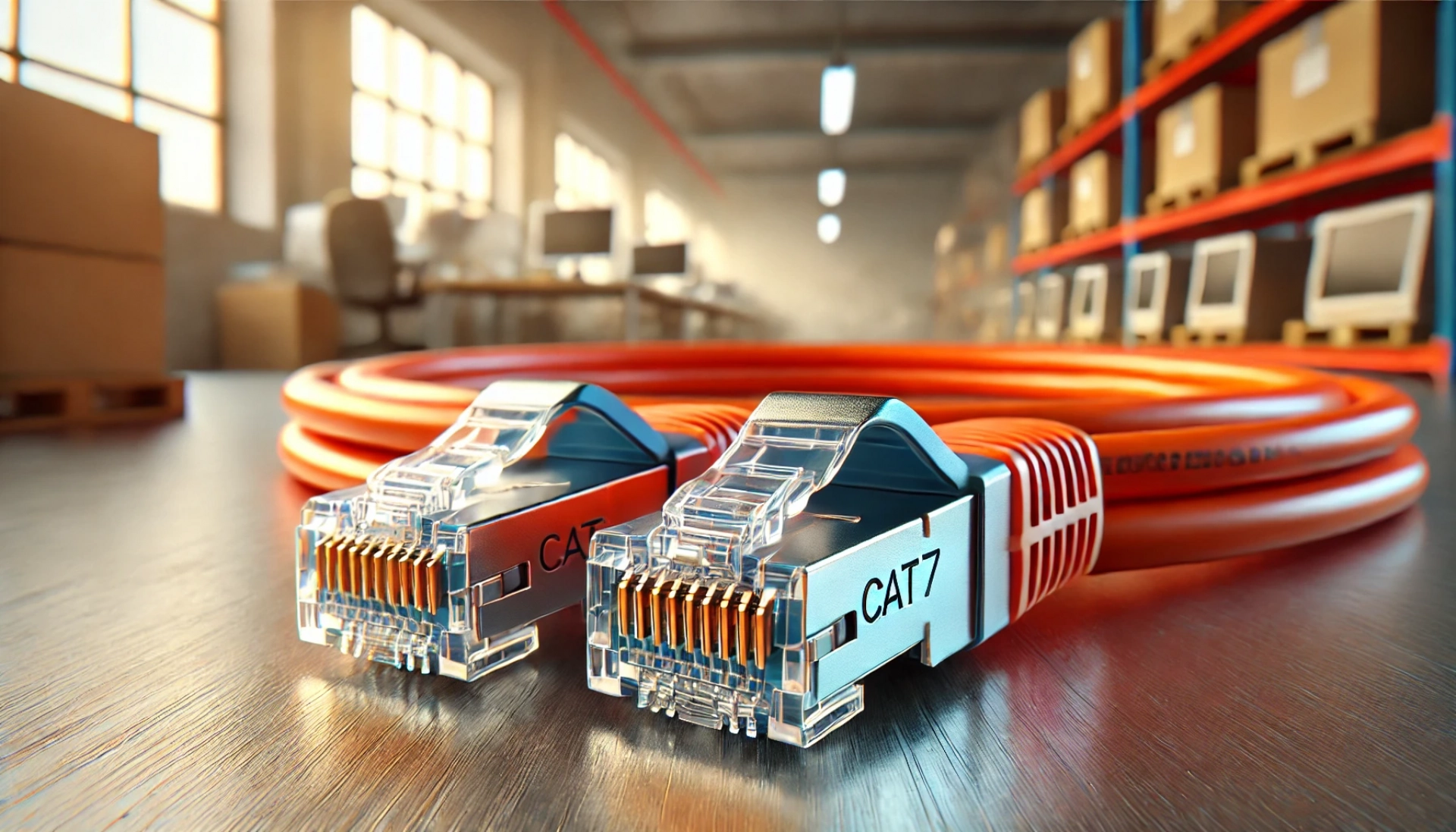 25cm Turuncu CAT7 Patch Kablo