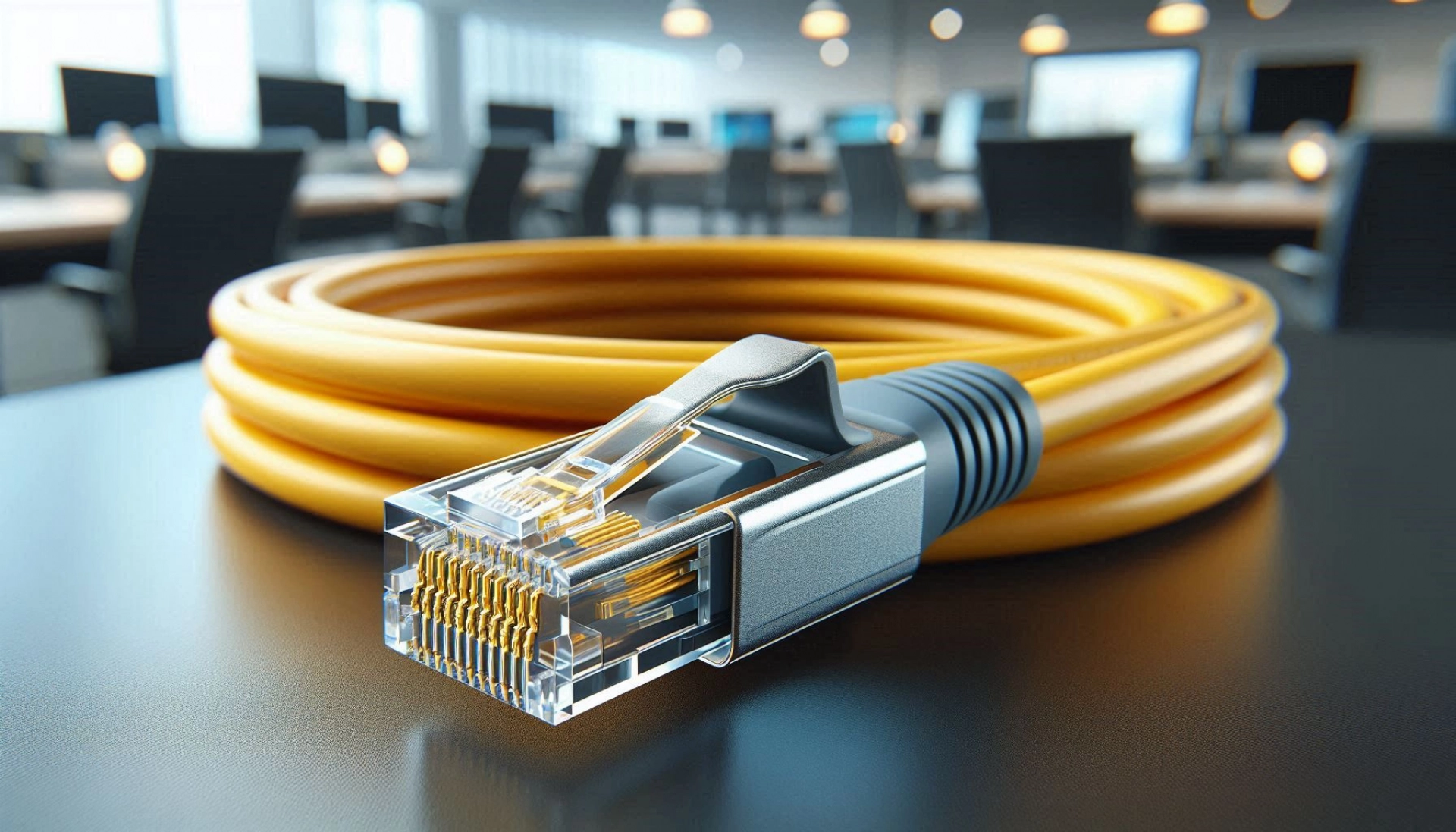 30cm Sarı CAT7 Patch Kablo