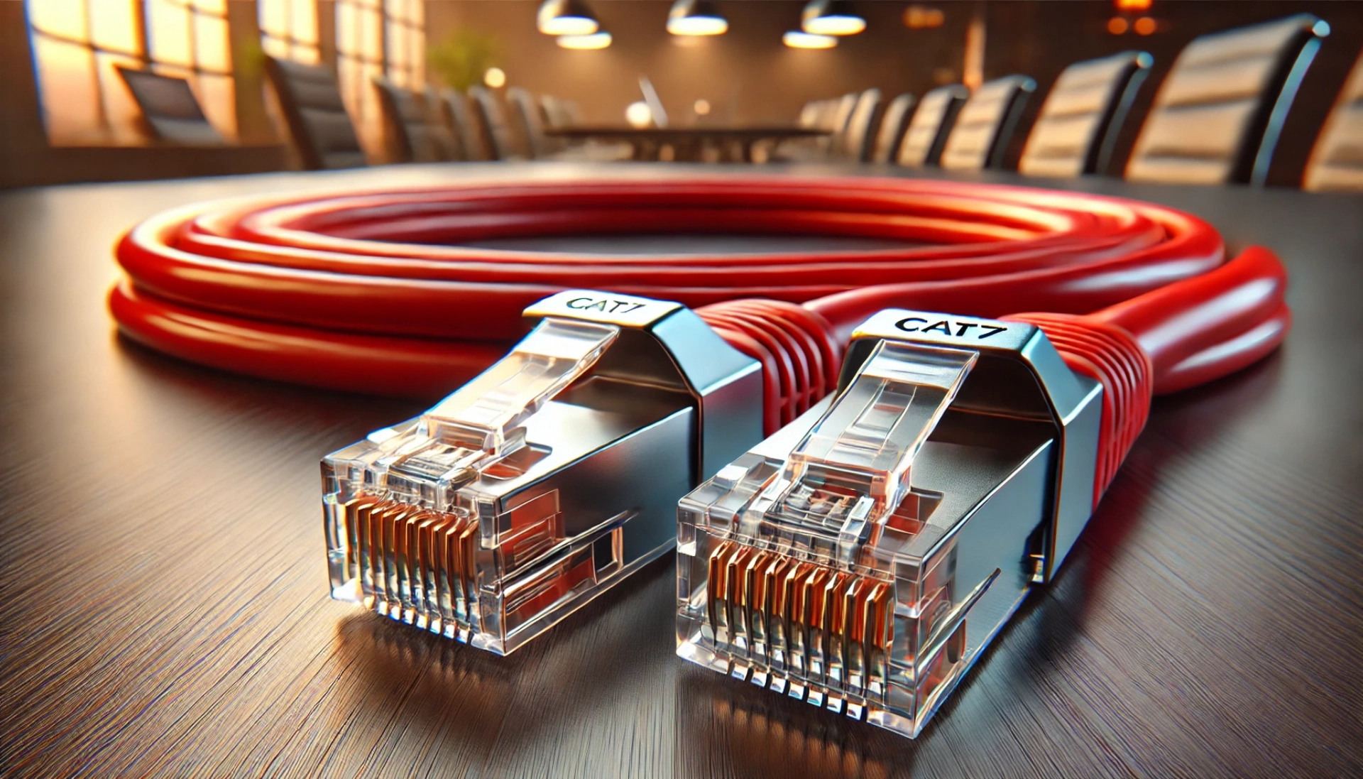 50m Kırmızı CAT7 Patch Kablo