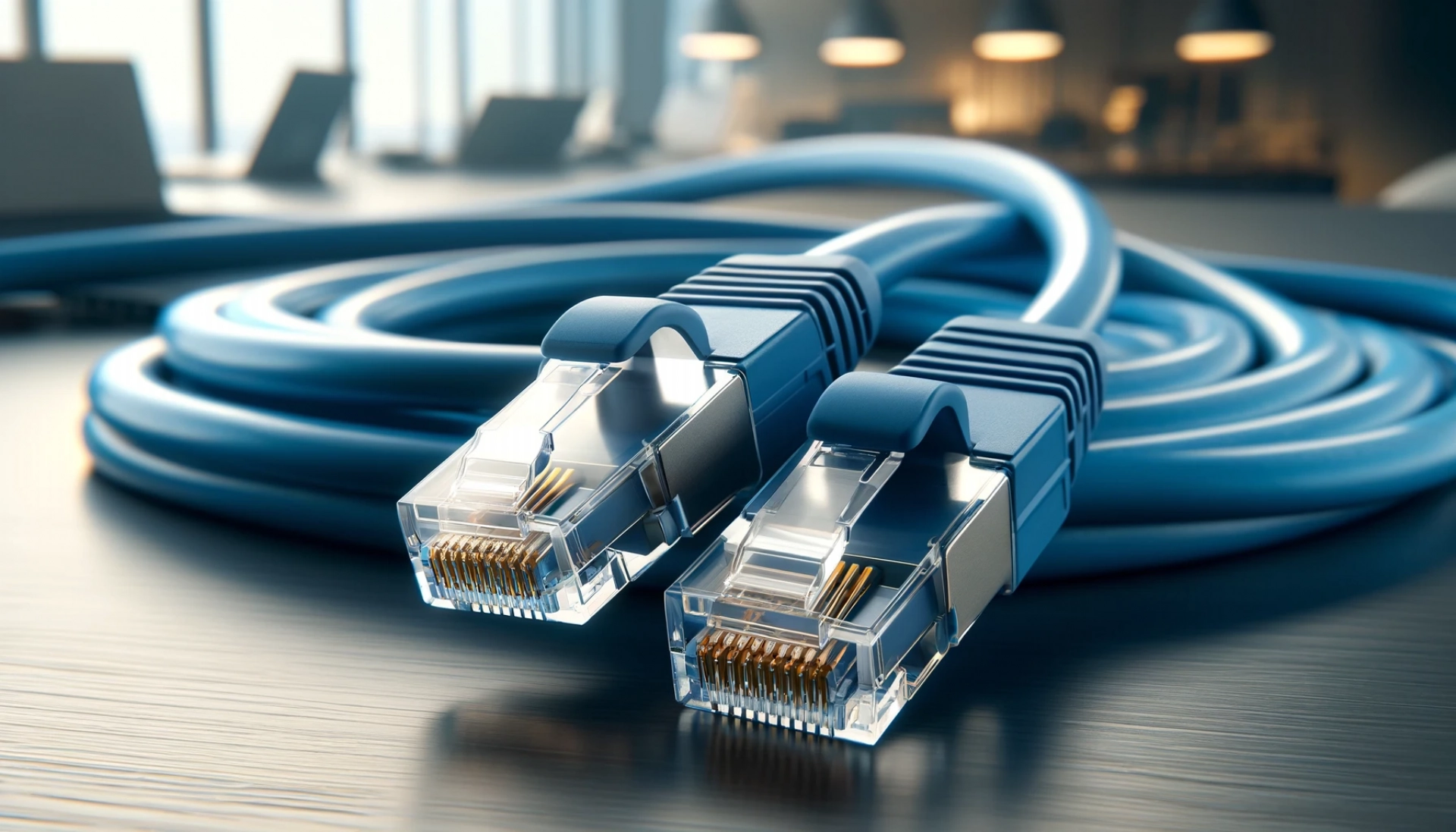 CAT7 Patch Kablo - 50 metre, Mavi