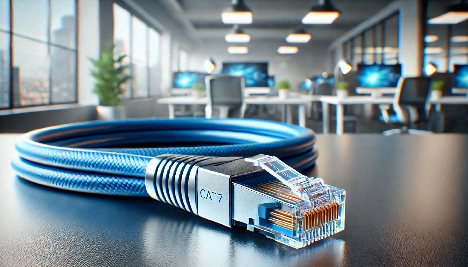 50cm Mavi CAT7 Patch Kablo