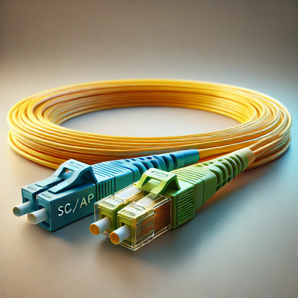SC/APC-SC/UPC Single Mode Simplex Fiber Patch Cord