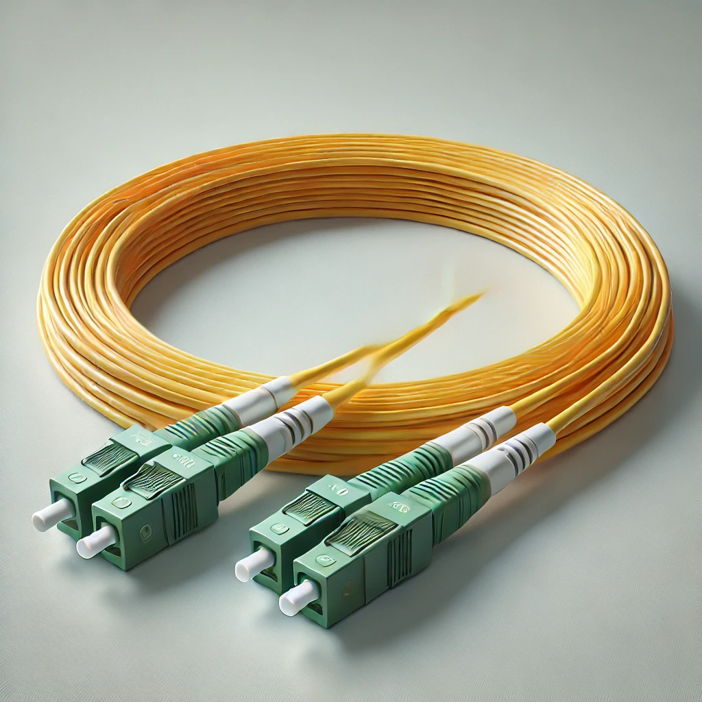 SC-SC Single Mode Simplex Fiber Patch Cord - APC