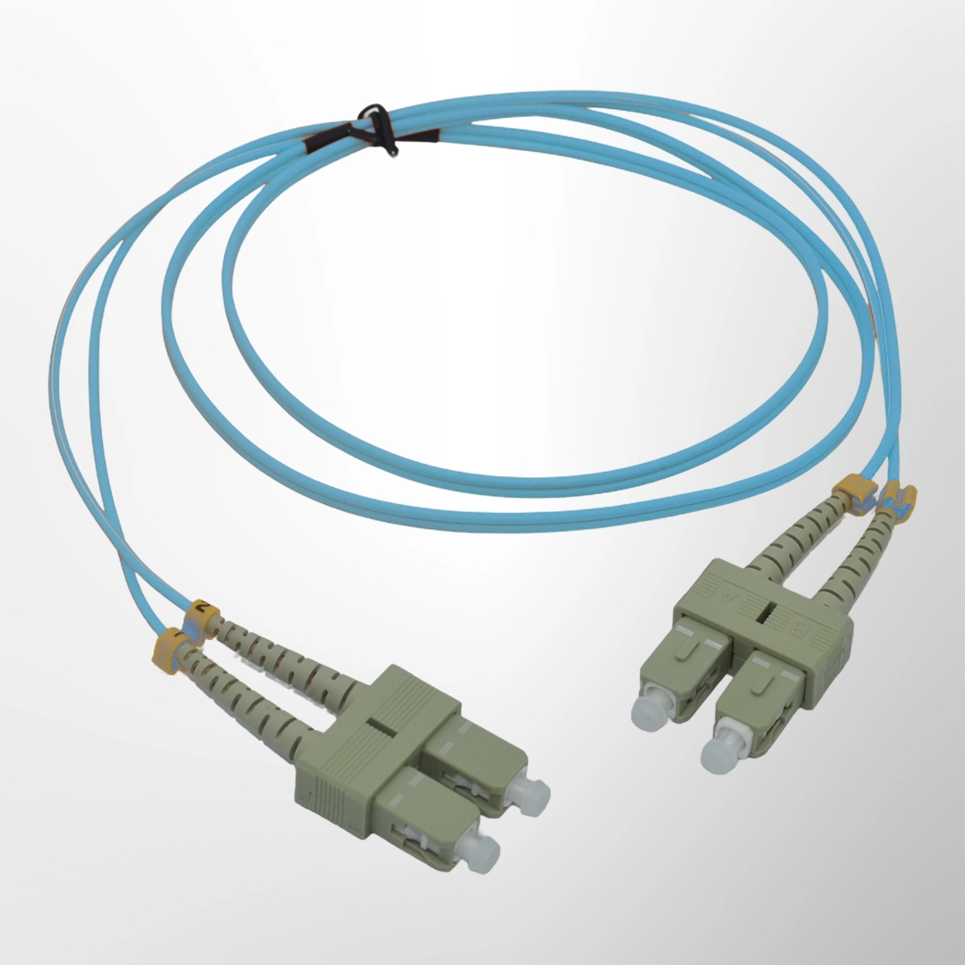 SC-SC Multi Mode Duplex Fiber Patch Cord - OM3