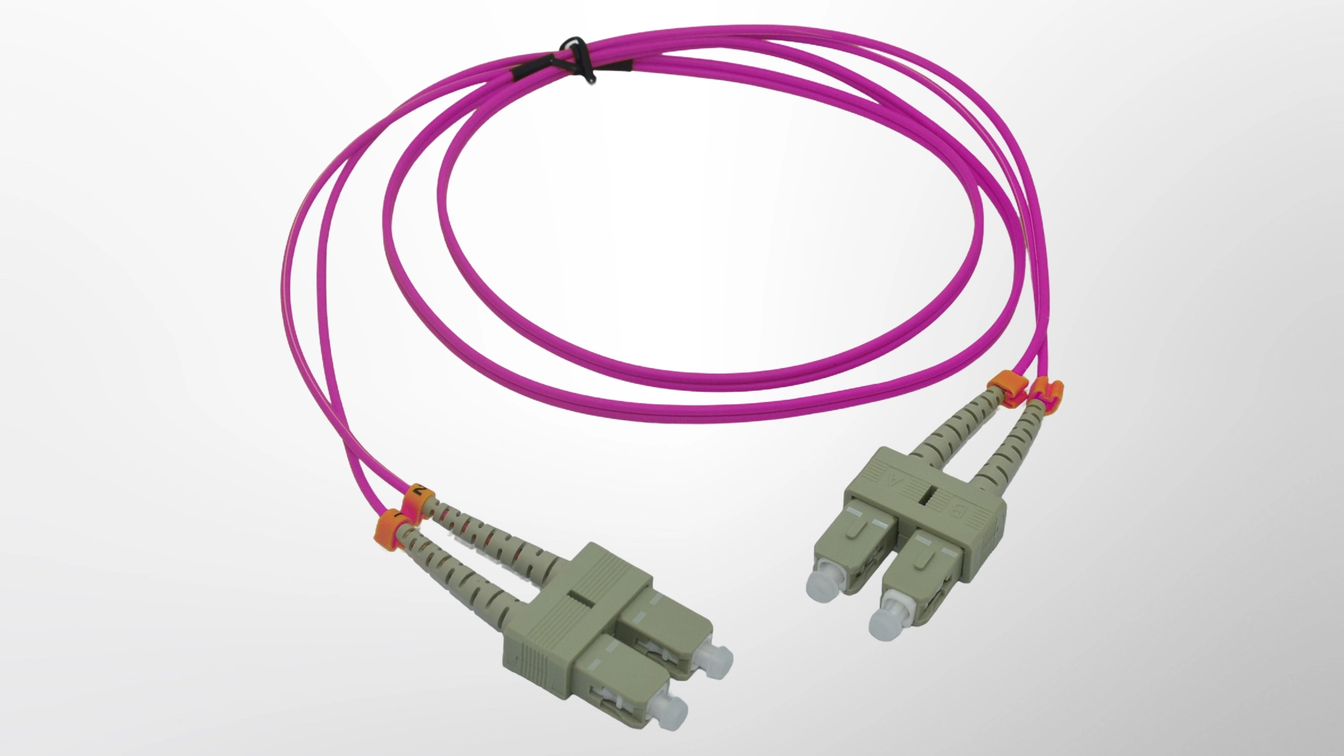 SC-SC Multi Mode Duplex Fiber Patch Cord - OM4