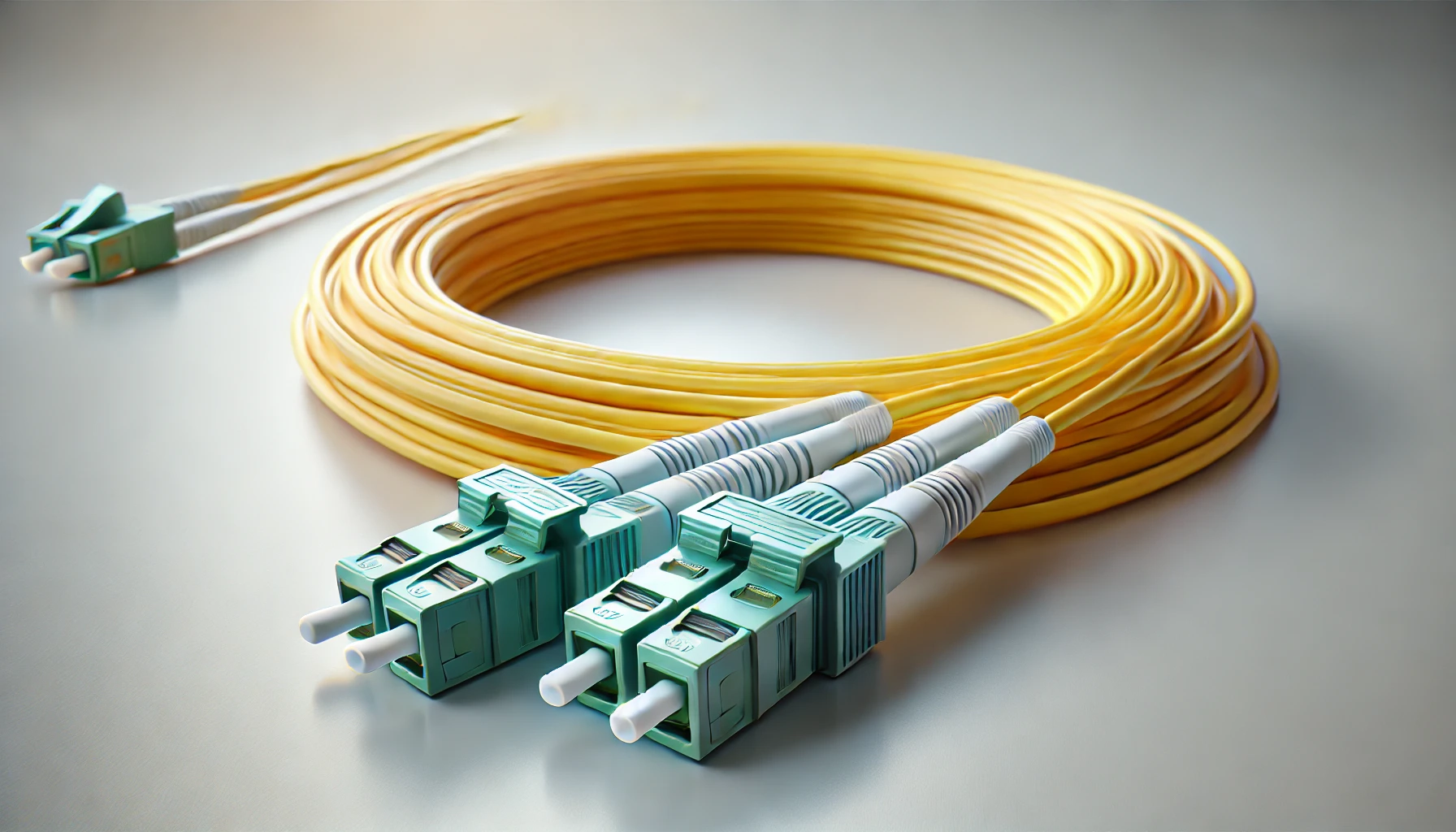 SC-SC Single Mode Simplex Fiber Patch Cord - APC